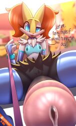 Rule 34 | 1boy, animal ears, arm support, blue hair, braixen, choker, creatures (company), elbow gloves, erection, eyelashes, fellatio pov, fox ears, functionally nude, furry, game freak, gen 6 pokemon, gloves, highres, huge penis, leash, lipstick, long ears, looking at viewer, makeup, male focus, nintendo, nipples, open mouth, penis, pokemon, pokemon (creature), pov, precum, presenting, r-mk, raised eyebrow, see-through, slit pupils, smile, solo, spread legs, taker pov, thick thighs, thighhighs, thighs, transparent background, trap, uncensored