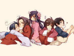 Rule 34 | &gt; &lt;, ..., 00s, 1girl, 4boys, ^^^, ahoge, angry, arm support, axis powers hetalia, barefoot, black eyes, black hair, blush, brown hair, changpao, china (hetalia), chinese clothes, closed eyes, eating, floral print, flower, food, hair flower, hair ornament, hanbok, heart, hong kong (hetalia), japan (hetalia), japanese clothes, korea (hetalia), korean clothes, leaning, long hair, lying, mouth hold, multiple boys, obi, on stomach, one eye closed, open mouth, plum blossoms, purple hair, red eyes, saiyki, sash, short hair, simple background, sweat, taiwan (hetalia), tears, wallpaper, wide sleeves, wink