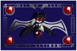 Rule 34 | chibi, claws, colored skin, digimon, grey skin, ladydevimon, long hair, nail polish, nails, red eyes, red nails