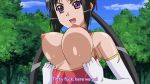 Rule 34 | 10s, 15 bishoujo hyouryuuki, 1girl, animated, black hair, bouncing breasts, breasts, china dress, chinese clothes, cloud, dress, gloves, large breasts, lee monmon, long hair, nipples, no bra, sky, solo, sound, subtitled, tree, undressing, video, video