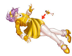 Rule 34 | asamiya athena, dress, purple hair, snk, the king of fighters, thighhighs