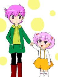 Rule 34 | 1990s (style), akazukin chacha, nami(marin&#039;s sister), pink hair, popy, standing