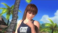 Rule 34 | 3d, animated, animated gif, ass, dead or alive, dead or alive 5, kasumi (doa), school swimsuit, swimsuit, tagme, tecmo, walking