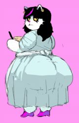 Rule 34 | 1girl, animal ears, ass, cat ears, catti (deltarune), deltarune, fat, furry, huge ass, thick thighs, thighs