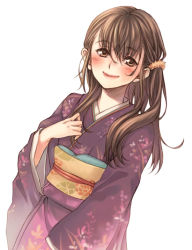 Rule 34 | 1girl, japanese clothes, kimono, new year, original, solo, yuuryuu nagare