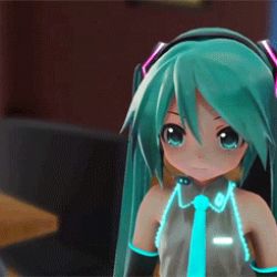 Rule 34 | 1girl, 3d, animated, animated gif, blue eyes, blue hair, hatsune miku, lowres, middle finger, twintails, vocaloid