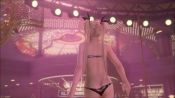 Rule 34 | 1girl, 3d, animated, ass, audible music, barefoot, bikini, blonde hair, breasts, butt crack, dancing, dead or alive, long hair, marie rose, micro bikini, pole, pole dancing, small breasts, solo, sound, stage, stripper pole, swimsuit, twintails, video