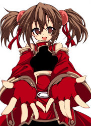 Rule 34 | 10s, 1girl, armor, bad id, bad pixiv id, breastplate, brown eyes, brown hair, fingerless gloves, gloves, pov, ribbon, short hair, short twintails, silica, solo, sword art online, twintails, worldless-heart