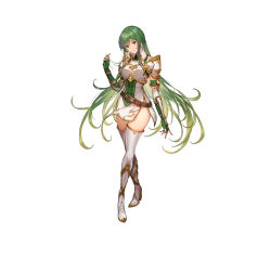 Rule 34 | 1girl, absurdres, arm guards, armor, belt, boots, breastplate, brown belt, closed mouth, commentary request, dress, elbow gloves, erinys (fire emblem), female focus, fingerless gloves, fire emblem, fire emblem: genealogy of the holy war, fire emblem heroes, full body, gloves, green eyes, green gloves, green hair, high heels, highres, kakage, long hair, looking at viewer, matching hair/eyes, nintendo, official art, short dress, shoulder armor, simple background, sleeveless, smile, solo, standing, thigh boots, thighhighs, thighs, very long hair, white background, white dress, white footwear, zettai ryouiki