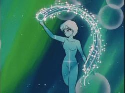 Rule 34 | 1990s (style), 1girl, animated, animated gif, arm up, ass, bishoujo senshi sailor moon, breasts, lowres, magical girl, mizuno ami, nude, retro artstyle, ribbon, sailor mercury, screencap, short hair, solo, sparkle, spinning, transformation