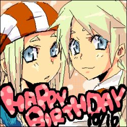 Rule 34 | blonde hair, blue eyes, happy birthday, kof: maximum impact, lilly kane, long hair, lowres, snk, the king of fighters