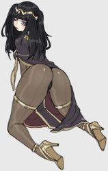 Rule 34 | 1girl, black hair, fire emblem, highres, nintendo, solo, tharja (fire emblem), thick thighs, thighs