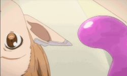 Rule 34 | 10s, 1girl, animated, animated gif, armpits, asuna (sao), bdsm, bondage, bound, brown eyes, brown hair, clenched teeth, closed eyes, indoors, looking at viewer, lowres, midriff, navel, open mouth, pointy ears, restrained, suspension, sweatdrop, sword art online, teeth, tentacles, upside-down