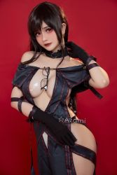Rule 34 | azami, breasts, breasts apart, cosplay photo, highres, photo (medium), revealing clothes, solo, tagme