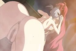 Rule 34 | 1boy, 1girl, animated, animated gif, ass, character request, demonion, grey hair, mixed-sex bathing, nude, onsen, pussy, shared bathing