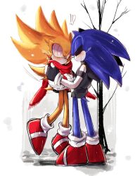 Rule 34 | @ @, black sclera, blood, bloody tears, blue fur, colored sclera, fleetway super sonic, furry, furry male, gloves, hedgehog, hedgehog boy, hedgehog ears, hedgehog tail, quill, red eyes, scarf, shoes, sonic.exe, sonic.exe (character), sonic (series), sonic the hedgehog, spiked hair, super sonic, usa37107692, yellow fur