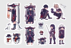 Rule 34 | 1girl, 3boys, ?, aether (genshin impact), ahoge, alternate costume, animal, animal ears, arm armor, arm up, arms up, back bow, belt, bird, black eyes, black footwear, black hair, black headwear, black pants, black shirt, black shorts, black thighhighs, blue eyes, blush, board game, boots, bow, braid, breasts, brown footwear, brown hair, cat, cat ears, cat tail, chess, closed eyes, closed mouth, coat, collared shirt, colored skin, detached collar, dress, earrings, english text, full body, fur-trimmed hood, fur trim, genshin impact, gold, green eyes, grey background, grey jacket, grey scarf, grey skin, grey socks, hair between eyes, hair ornament, hand on headwear, hand on own hip, hands up, hat, highres, hinaszk, holding, holding animal, holding weapon, hood, hooded coat, jacket, japanese clothes, jewelry, jingasa, kimono, light brown hair, long hair, long sleeves, looking at another, looking to the side, lying, lying on person, mandarin collar, mask, mask on head, medium breasts, mitsudomoe (shape), multiple boys, necklace, open mouth, orange hair, orange skin, pants, paper hat, paper sword, pom pom (clothes), purple belt, purple dress, purple eyes, purple hair, purple kimono, raiden shogun, red bow, red headwear, red mask, red ribbon, red scarf, red shirt, ribbon, sandals, scaramouche (genshin impact), scarf, shirt, short hair, short sleeves, shorts, sidelocks, simple background, single earring, sitting, sleeping, snow, snowing, snowman, socks, sparkle, standing, star (symbol), sweat, sweatdrop, sword, tail, tartaglia (genshin impact), thighhighs, tomoe (symbol), v-shaped eyebrows, weapon, white coat, white headwear, white skin, wide sleeves, wings, zouri
