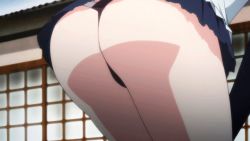 Rule 34 | 1girl, animated, animated gif, ass, ass focus, close-up, hyakka ryouran samurai girls, panties, sasaki kojirou (hyakka ryouran), solo, thong, underwear
