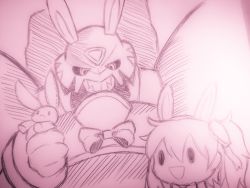 Rule 34 | aiba ami, alphamon, digicore, digimon, happy, looking at another, smile, stuffed animal, stuffed toy