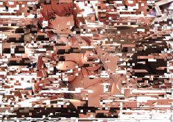 Rule 34 | 1boy, 1girl, black thighhighs, blush, bottomless, bow, breasts, censored, collarbone, corruption, cowgirl position, doki doki literature club, dress shirt, girl on top, glitch, glitch censor, green eyes, hair bow, hetero, hews, indoors, lens flare, looking at viewer, medium breasts, monika (doki doki literature club), mosaic censoring, navel, nipples, open clothes, open mouth, open shirt, ponytail, pov, sex, shirt, sidelocks, smile, solo focus, spoilers, spread legs, straddling, thighhighs, thighs