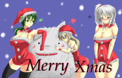 Rule 34 | 3girls, armored core, armored core: for answer, christmas, from software, lilium wolcott, may greenfield, multiple girls