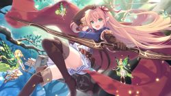 Rule 34 | 1girl, arisa (shadowverse), boots, crossover, game screenshot, highres, princess connect!, screencap, shadowverse, thigh boots, thighhighs
