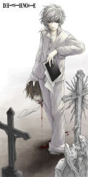 Rule 34 | 00s, blood, death note, decapitation, guro, head, near (death note), yagami light