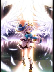 Rule 34 | 1girl, amane kanata, angel wings, armband, backlighting, black dress, black footwear, blue bow, blue hair, bob cut, boots, bow, colored inner hair, commentary, covered mouth, cropped jacket, dress, feathers, fenrir (fenlil0316), floating, foreshortening, frilled dress, frills, full body, gold trim, hair between eyes, halo, highres, hololive, jacket, kneehighs, large bow, leg strap, looking at viewer, multicolored hair, outstretched hand, pillarboxed, plaid, plaid legwear, purple eyes, short dress, short hair, silver hair, single hair intake, socks, solo, star (symbol), star halo, streaked hair, thighs, turtleneck, turtleneck dress, two-tone hair, virtual youtuber, white jacket, wide sleeves, wings