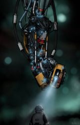 Rule 34 | alternate color, cable, crossover, glados, no humans, non-humanoid robot, one-eyed, onion-oni, portal (series), robot, simon jarret, soma (frictional games)