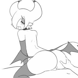 Rule 34 | 1boy, 1girl, animated, ass, ass grab, back, demon girl, demon horns, demon tail, demon wings, highres, horns, looking back, looping animation, video, nocturnia, nude, penis, pinkanimations, pussy, sataen, sex, tagme, tail, thighhighs, video, wings