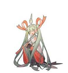 Rule 34 | 1girl, :d, absurdly long hair, adapted costume, ahoge, black footwear, black skirt, boots, bow, bowtie, fire, fish (food), food, full body, green eyes, green hair, grey bow, grey bowtie, hair ribbon, hatsune miku, highres, long hair, long sleeves, looking at viewer, miniskirt, open mouth, pleated skirt, ribbon, sashimi, simple background, skirt, smile, solo, standing, thigh boots, thighhighs, twintails, uhui, very long hair, vocaloid, white background, wide sleeves, zettai ryouiki