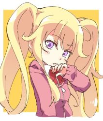 Rule 34 | 10s, alternate hairstyle, blonde hair, gabriel dropout, pink eyes, gabriel tenma white, twintails