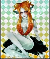 Rule 34 | 1girl, barefoot, feet, midna, midna (true), nintendo, nude, pointy ears, solo, spoilers, the legend of zelda, the legend of zelda: twilight princess