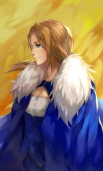 1girl artoria_pendragon_(all) artoria_pendragon_(fate) bad_id bad_pixiv_id blue_hair cape cleavage_cutout clothing_cutout dress fate/zero fate_(series) female_focus fur_trim highres lightofheaven long_hair ponytail saber_(fate) solo