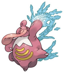 Rule 34 | creatures (company), game freak, gen 4 pokemon, lickilicky, lowres, nintendo, no humans, pearl7, pokemon, pokemon (creature), simple background, solo, tongue, white background