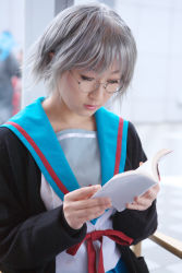 Rule 34 | cosplay, glasses, highres, nagato yuki, photo (medium), suzumiya haruhi no yuuutsu, tagme