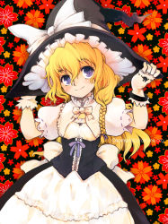 Rule 34 | 1girl, bad id, bad pixiv id, blonde hair, cover, cover page, female focus, flower, gloves, highres, kirisame marisa, okome (ricecandy), ricecandy, solo, touhou