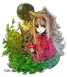 Rule 34 | 1girl, animal ears, chovy, cosplay, deemo, deemo (character), expressionless, fable (deemo), girl (deemo), grimm&#039;s fairy tales, kemonomimi mode, little red riding hood, little red riding hood (grimm), little red riding hood (grimm) (cosplay), looking at viewer, wolf ears
