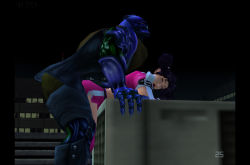 Rule 34 | 1girl, 3d, bloody roar, clothed sex, monster, sex, tagme, tsukagami alice