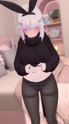 Rule 34 | 3d, animated, bouncing breasts, breasts, highres, ibuki toko, large breasts, tagme, thick thighs, thighs, video, vrchat