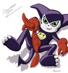 Rule 34 | 00s, digimon, digimon tamers, erection, highres, impmon, penis, scarf