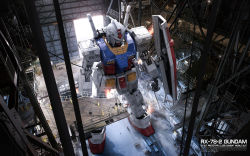 Rule 34 | 3d, character name, door, dutch angle, earth federation, english text, factory, gundam, hangar, highres, logo, machinery, mecha, michaellee4, military, military base, mobile suit, mobile suit gundam, realistic, robot, rx-78-2, science fiction