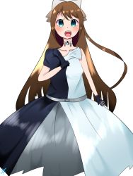 Rule 34 | 1girl, aqua eyes, artist name, artist request, back bow, bare shoulders, belt, black dress, black gloves, black skirt, blue eyes, blush, bow, bow hairband, breasts, brooch, brown hair, buttons, choker, clenched hand, collarbone, diamond (gemstone), dress, drop earrings, earrings, evening gown, female focus, floating hair, gloves, grey belt, grey bow, grey skirt, hair between eyes, hair bow, hairband, half updo, high ponytail, highres, jewelry, lace, lace gloves, long hair, looking at viewer, love live!, love live! nijigasaki high school idol club, love live! school idol festival, miniskirt, multicolored clothes, multicolored dress, off-shoulder dress, off shoulder, osaka shizuku, parted lips, plaid, plaid dress, plaid skirt, pleated, pleated dress, pleated skirt, ponytail, skirt, sleeveless, sleeveless dress, small breasts, smile, solitude rain (love live!), solo, two-tone dress, wavy hair, white background, white bow, white choker, white dress, white skirt