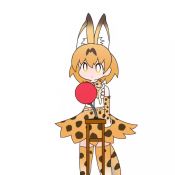 Rule 34 | 1girl, animal ear fluff, animal ears, animated, ball, blonde hair, bow, bowtie, commentary, elbow gloves, epilepsy warning, expressionless, extra ears, gloves, hitting, kemono friends, looping animation, print gloves, print skirt, print thighhighs, serval (kemono friends), serval print, serval tail, short hair, simple background, skirt, solo, tail, taro (tontaro), thighhighs, traditional bowtie, video, white background, yellow eyes, zettai ryouiki