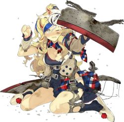 Rule 34 | 10s, 1girl, akira (kadokawa), beans, black skirt, black socks, blonde hair, blue eyes, blue hair, blush, box, breasts, buttons, cleavage, closed mouth, commandant teste (kancolle), crane (machine), double-breasted, full body, hair ornament, hairclip, hand on headwear, hand on own hip, hat, holding, jacket, kantai collection, kneeling, long hair, long sleeves, lowres, machinery, mask, medium breasts, multicolored hair, official art, one eye closed, oni mask, open mouth, panties, plaid, plaid scarf, red hair, sailor collar, scarf, seaplane tender water princess, setsubun, shoes, sitting, skirt, smile, socks, solo, standing, streaked hair, swept bangs, tears, torn clothes, transparent background, underwear, wariza, white hair, white hat, white jacket