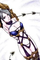 Rule 34 | 1girl, breasts, chain, highres, isabella valentine, large breasts, namco, short hair, solo, soul calibur, sword, weapon, whip