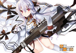 Rule 34 | 1girl, aiguillette, anti-materiel rifle, artist name, black gloves, blurry, blush, bolt action, breasts, bullpup, closed mouth, coat, copyright name, crossed bangs, depth of field, girls&#039; frontline, gloves, gun, hair between eyes, hair ornament, hairclip, holding, holding gun, holding weapon, iws 2000 (girls&#039; frontline), jacket, jacket on shoulders, kneehighs, long hair, long sleeves, looking at viewer, lunacats, medium breasts, needlegun, open clothes, open coat, prototype design, red eyes, rifle, sniper rifle, socks, solo, steyr arms, steyr iws 2000, steyr mannlicher, thighs, tsurime, weapon, white hair, white socks