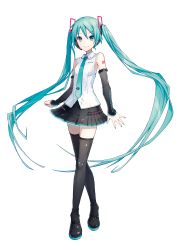 Rule 34 | 1girl, aqua eyes, aqua hair, boots, breasts, detached sleeves, female focus, full body, hatsune miku, hatsune miku (vocaloid4), headset, highres, ixima, long hair, nail polish, necktie, official art, petite, skirt, small breasts, smile, solo, thigh boots, thighhighs, transparent background, twintails, v4x, very long hair, vocaloid, zettai ryouiki