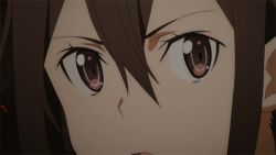 Rule 34 | 10s, animated, animated gif, ass, butt crack, kirito, lowres, sinon, sword art online