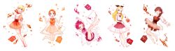 Rule 34 | 10s, 5girls, absurdres, assam (girls und panzer), bad id, bad pixiv id, barefoot, blonde hair, blue eyes, bow, braid, brown dress, character name, darjeeling (girls und panzer), dress, girls und panzer, hair ornament, hair ribbon, hairclip, highres, kisaragi yuu (fallen sky), long hair, miniskirt, multiple girls, open mouth, orange dress, orange hair, orange pekoe (girls und panzer), own hands together, pleated skirt, puffy short sleeves, puffy sleeves, red dress, red eyes, red hair, ribbon, rosehip (girls und panzer), round teeth, rukuriri (girls und panzer), see-through, short dress, short sleeves, single braid, skirt, smile, sparkle, striped, tag, tea, teeth, veil